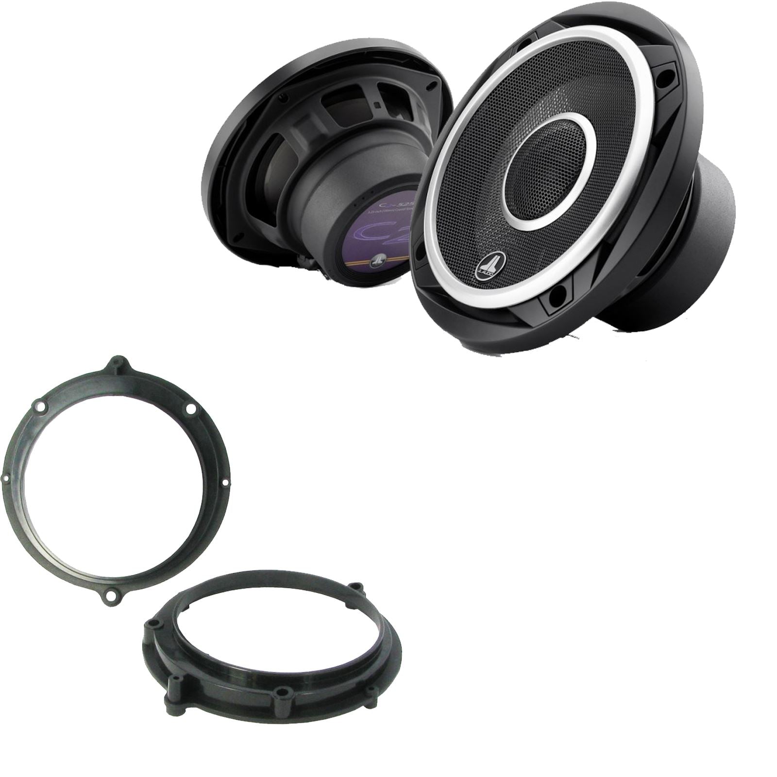 JL Audio C2-525X 2-Way 130mm/13cm/5.25" Coaxial Speakers (Per Pair 450 Watts) Fits Audi A4 1994-00