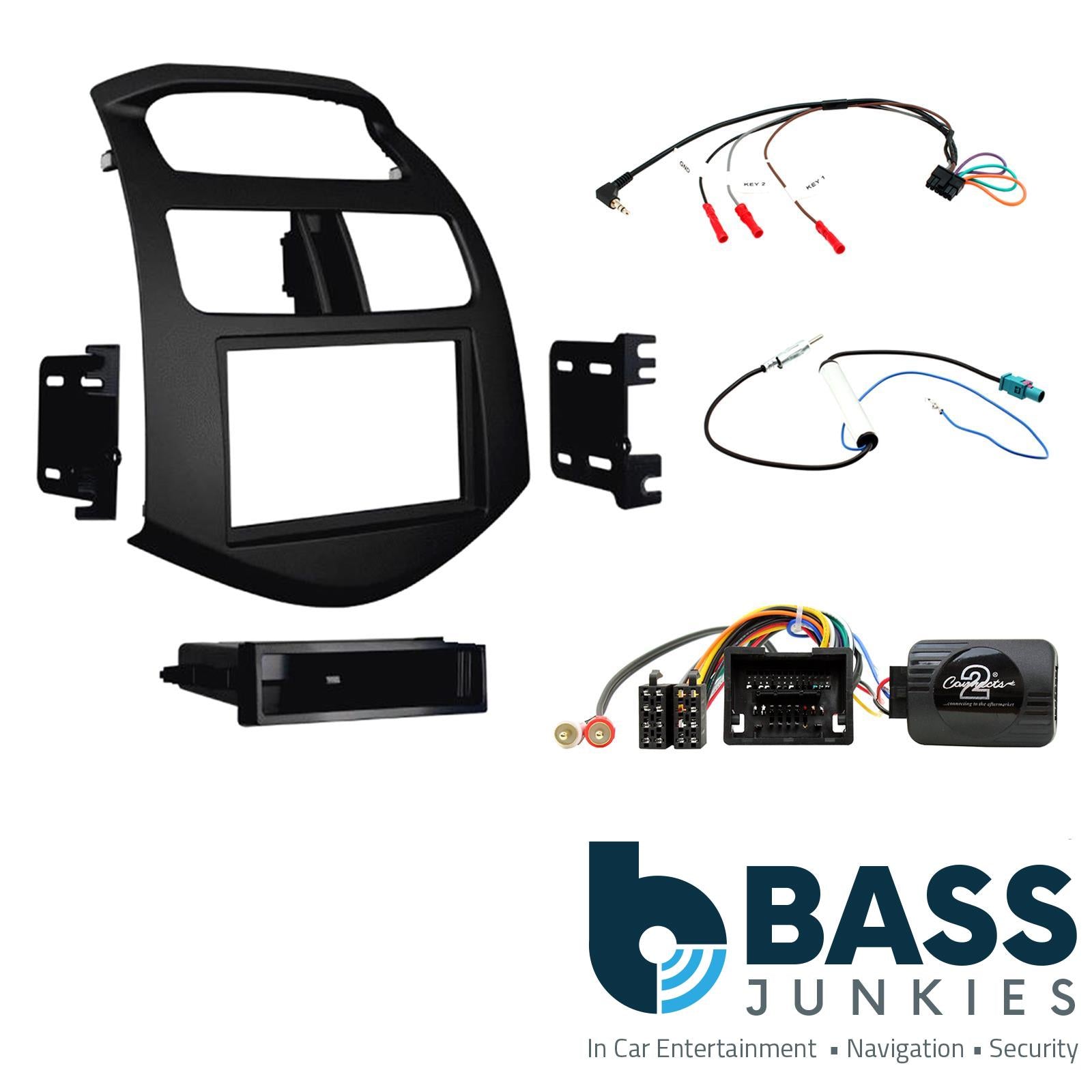 Connects2 CTKCV05 Chevrolet Spark 2013 On Car Radio Fascia Steering Wheel Stalk Volume Kit