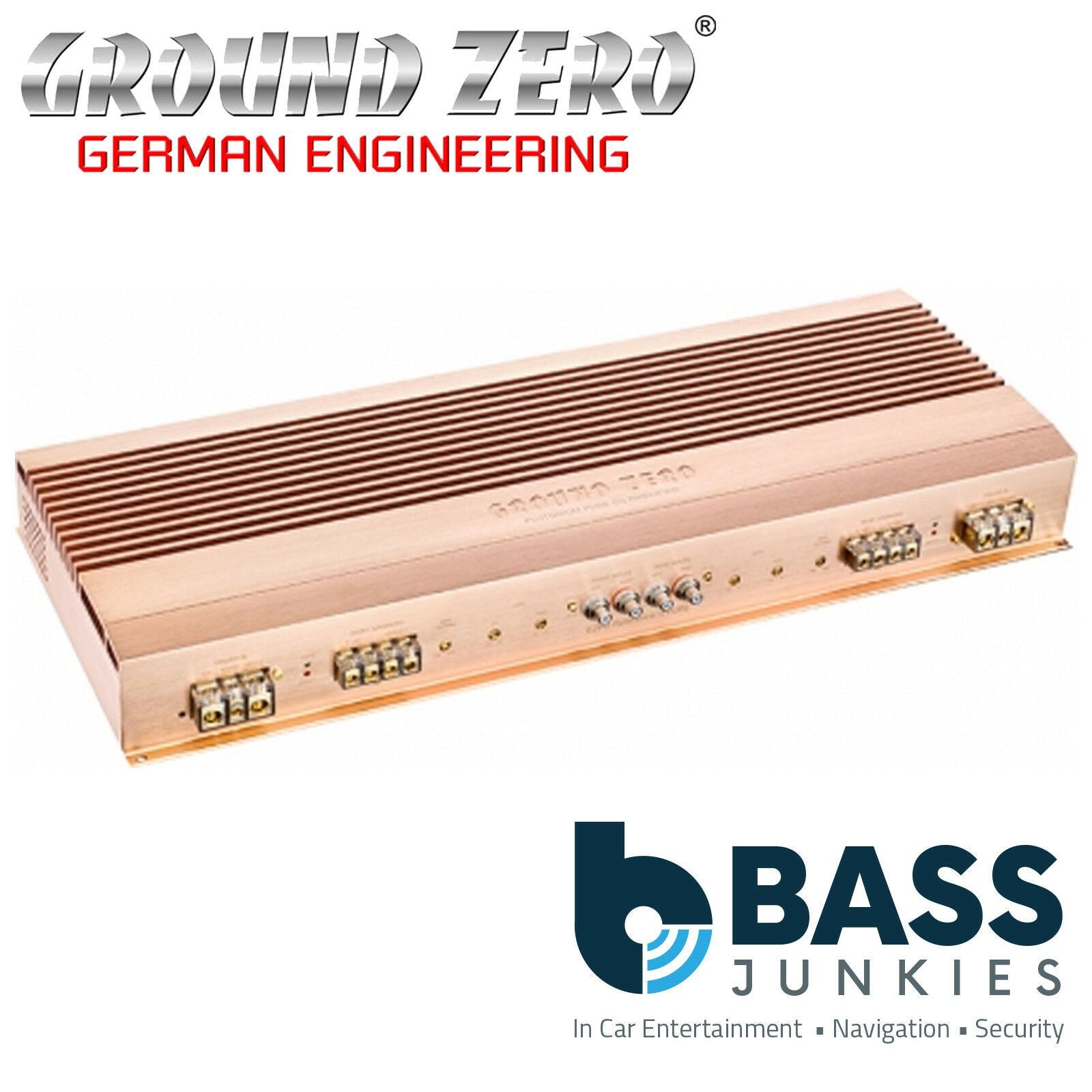 Ground Zero GZPA Reference 4PURE - Class A/B 4-Channel Pure Sound Quality Car Amplifier