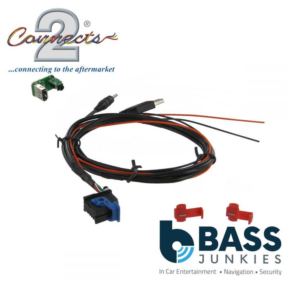 Connects2 CTFIATUSB Alfa Romeo Giulietta Car Stereo USB Retention Interface Cable Kit