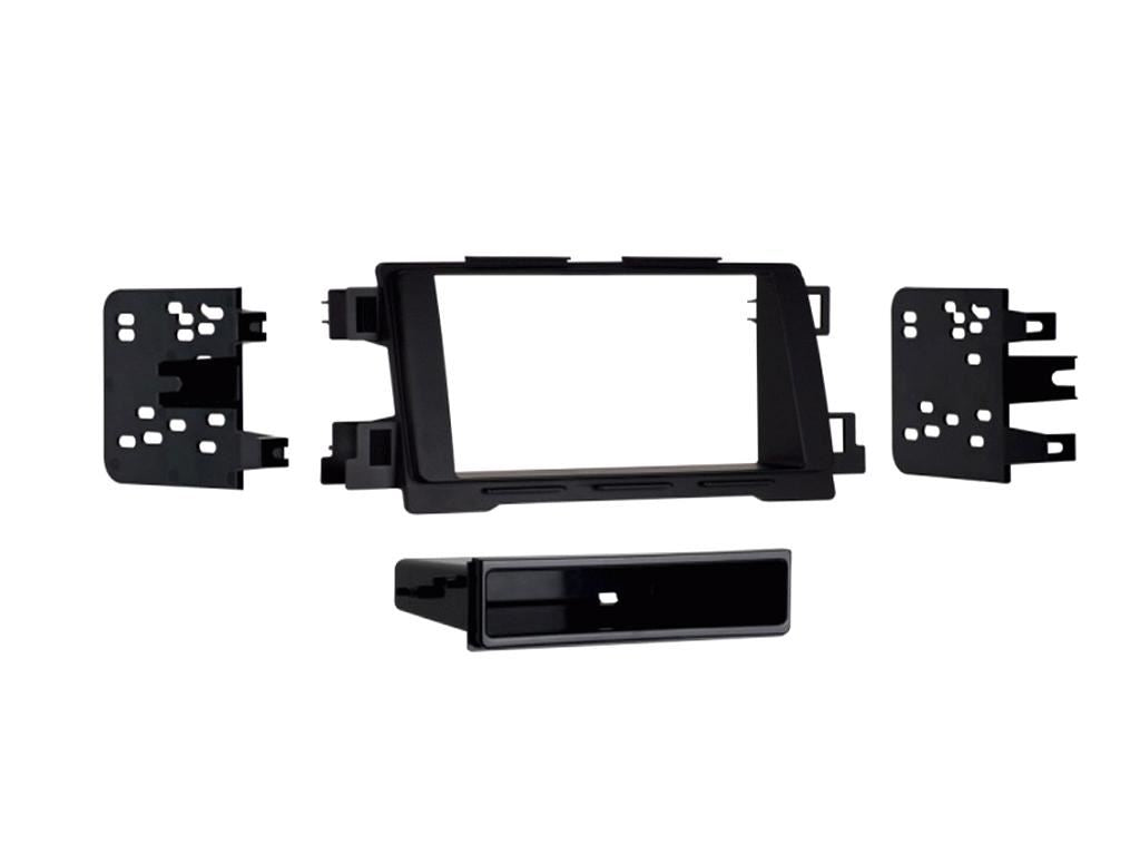 Double Din Stereo Fitting Kit + Steering Wheel Stalk Controls to fit Mazda CX-5 2012-17