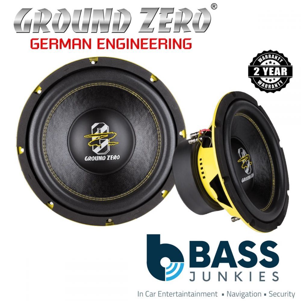 Ground Zero GZHW 30XSPL D2 - 12" Dual 1-Ohm 1500 Watts SPL Car Subwoofer