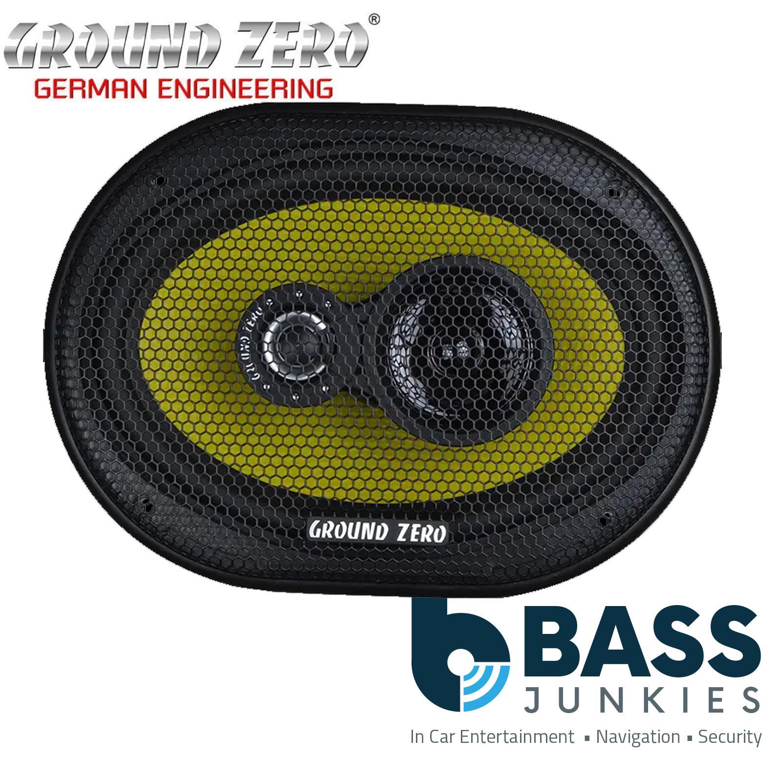 Ground Zero GZTF 69X 6x9 Inch 3-way Car Audio Coaxial Speaker System