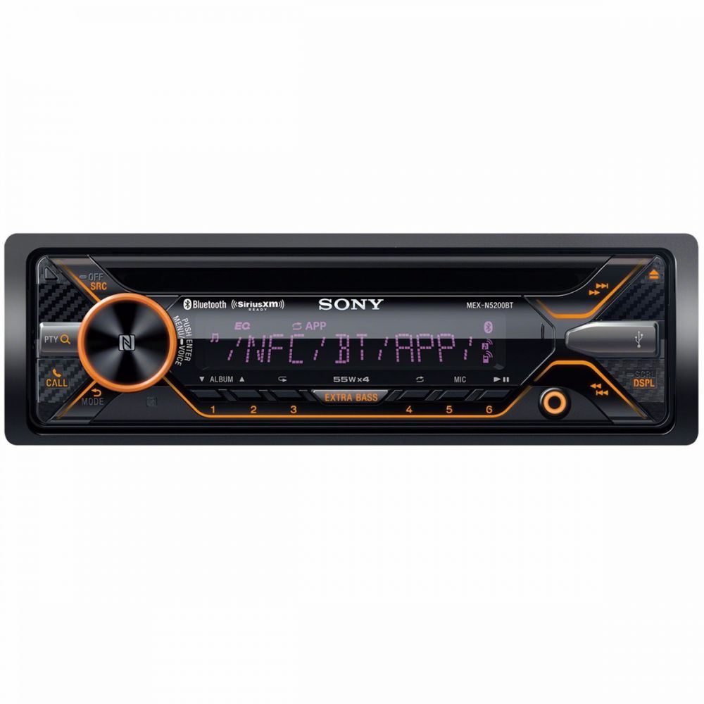 Sony MEX-N5200BT - CD MP3 WMA Bluetooth iPod iPhone A2DP AVRCP USB AUX Car Stereo Radio Tuner Player