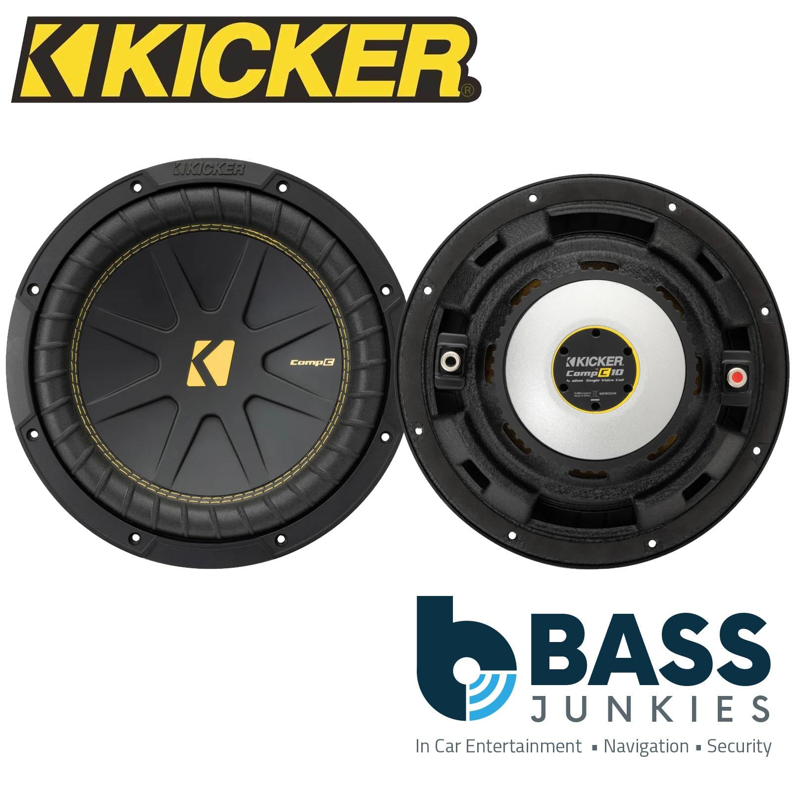 KICKER KA50CWCS104 4 Ohm CompC 10" Car Subwoofer