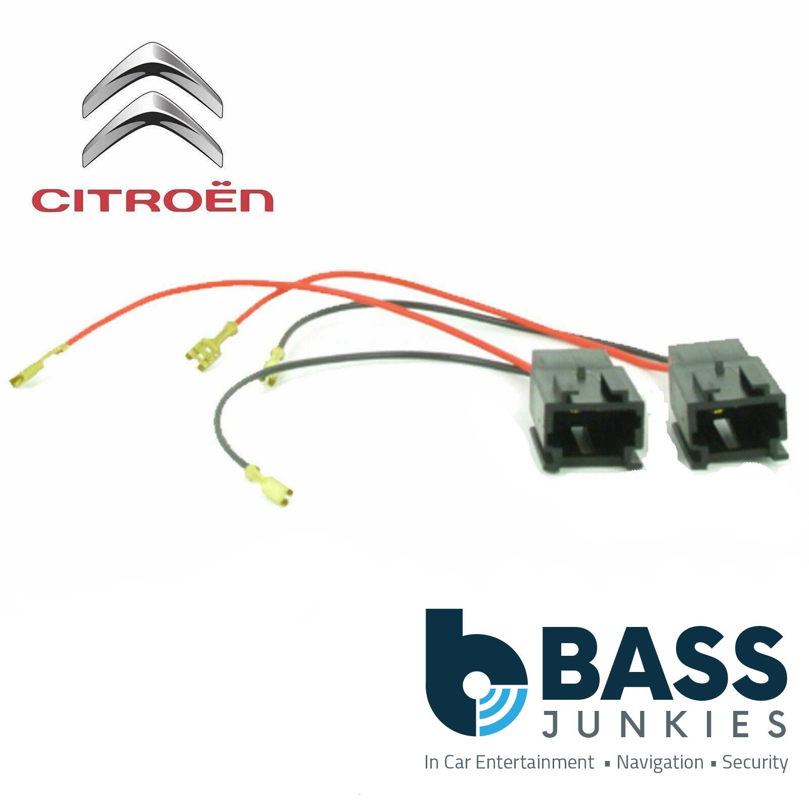 Connects2 CT55-CT02 - CITROEN Car Speaker Adaptor Plug Lead Connectors