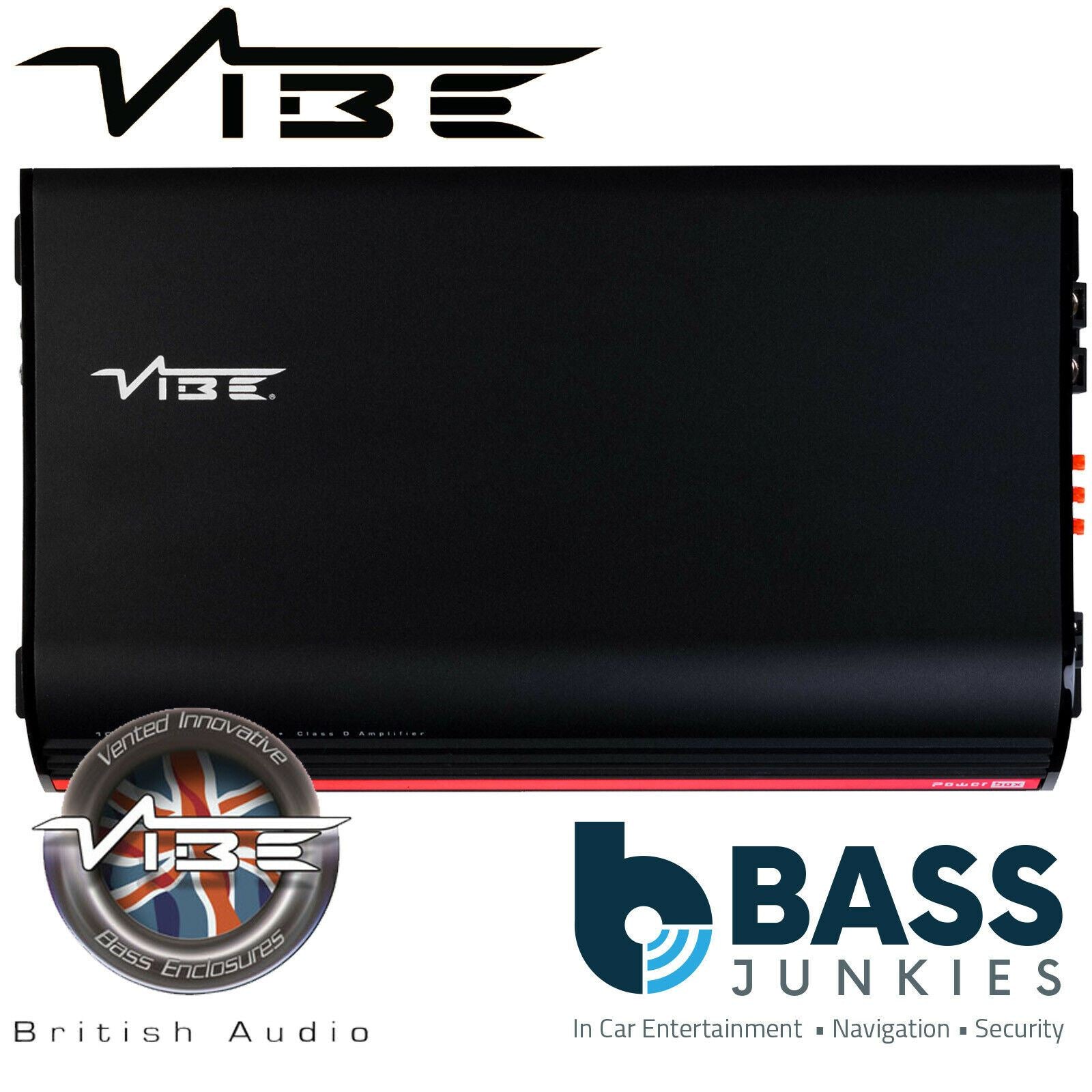 Vibe POWERBOX 1000.1-V9 Class D Monoblock 1000 Watts RMS 1 Ohm Car Amp Amplifier