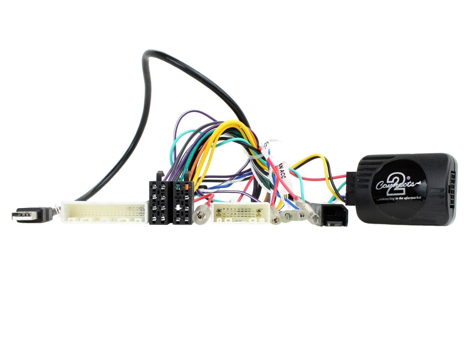 Connects2 Double Din Stereo fitting kit for Nissan Micra 2020-2021 Vehicle Specific Stereo Screen Steering Controls Fitting Kit