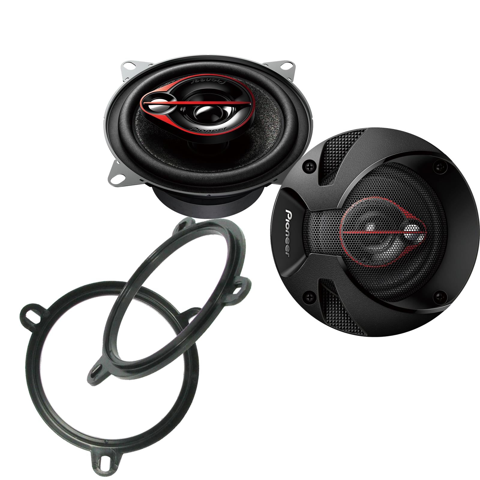 Pionner TS-R1051S 100mm/10cm/4" 3 Way Coaxial Car speakers (Per Pair Max 420|60 watts RMS) Fits Honda HR-V 2001-05