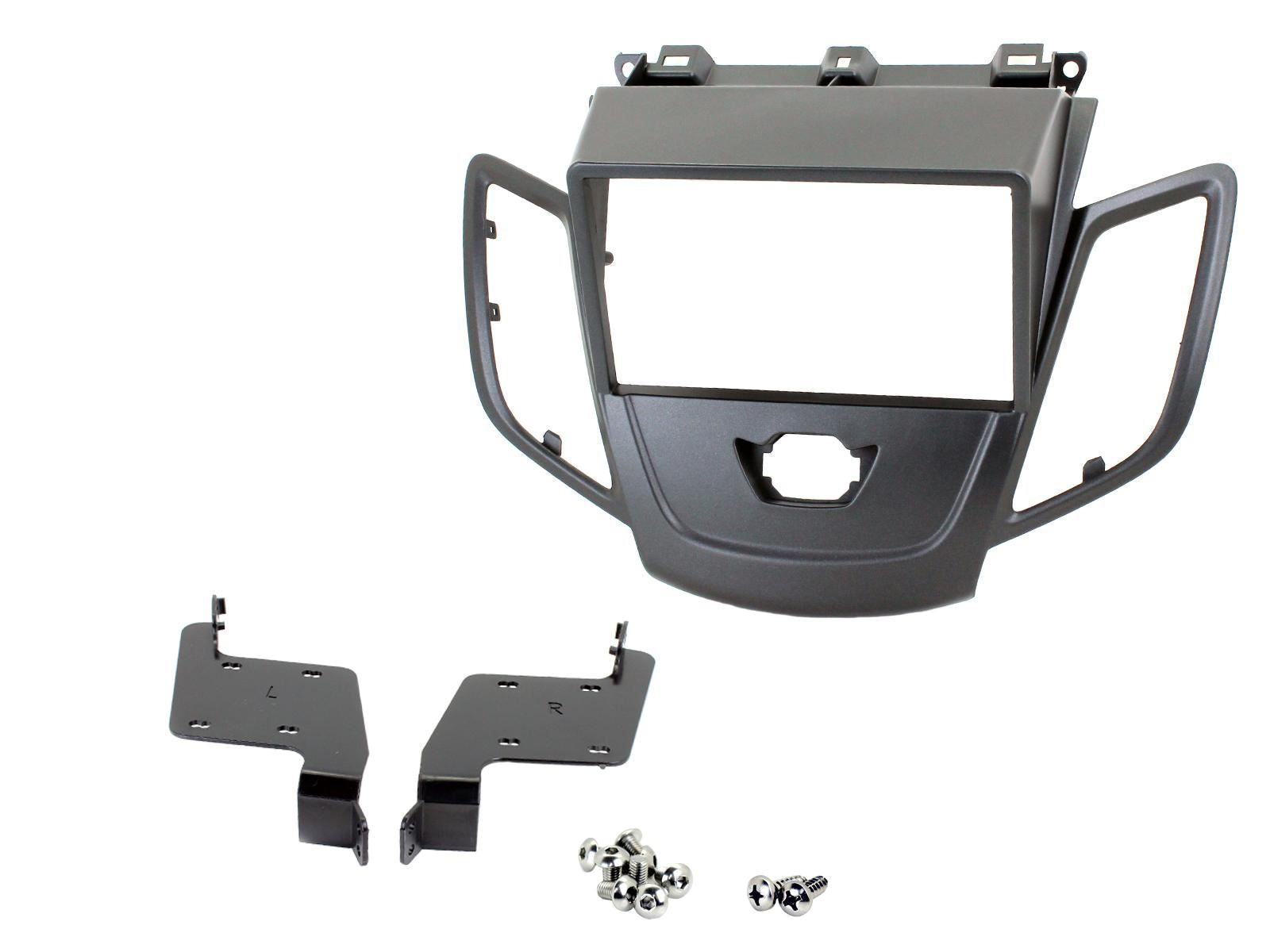 Grundig 6.8" Apple Android Double Din Stereo Fitting Kit + Steering Wheel Stalk Controls to fit Ford Fiesta 2008-12