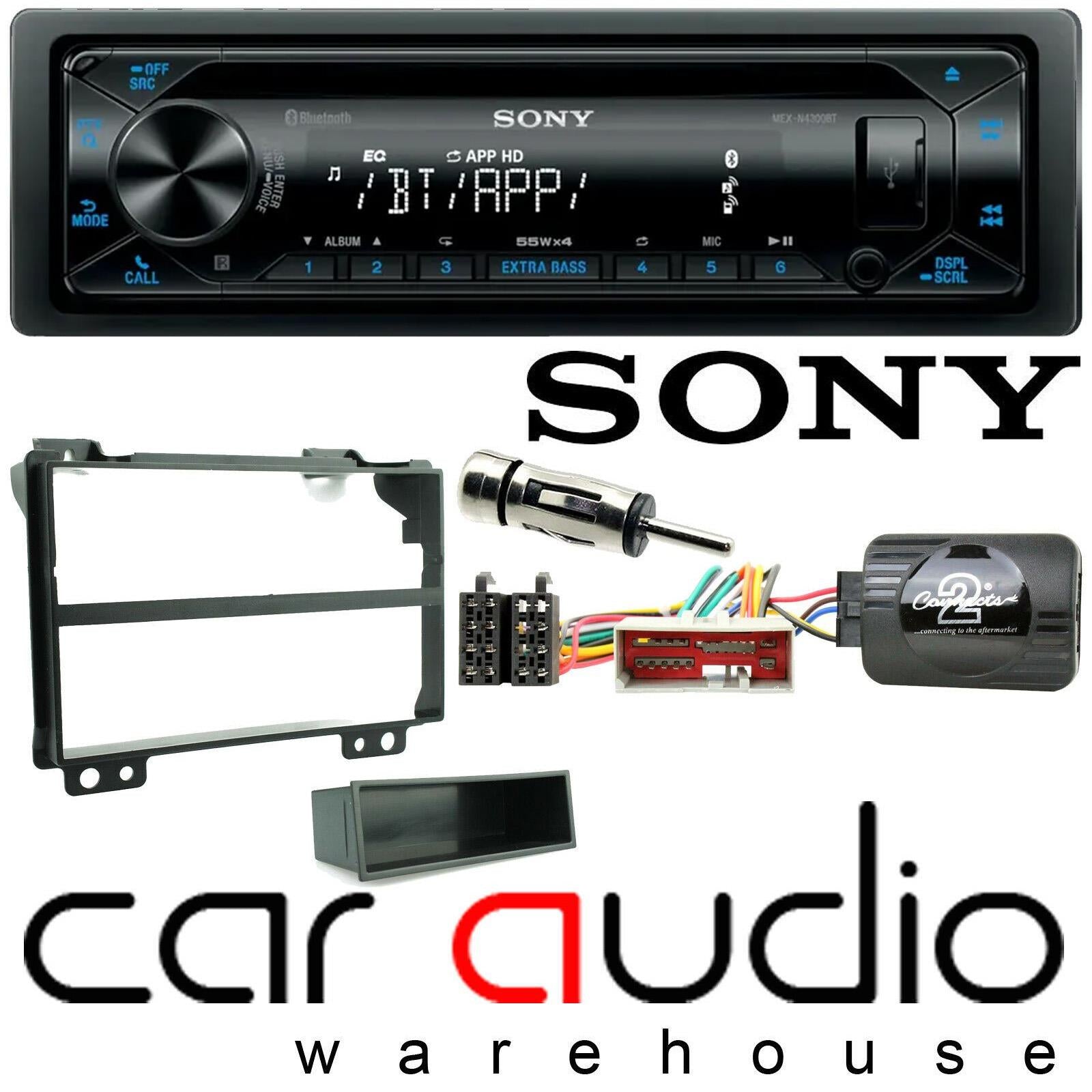 Ford Fiesta 2001-05 Sony Bluetooth CD AUX USB Car Stereo Steering Interface Kit