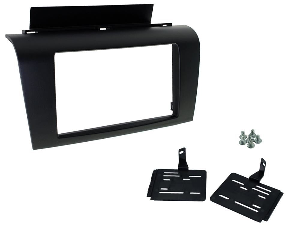 Connects2 CTKMZ05 - Mazda 3 2004 - 2009 Double Din Fascia & Steering Wheel Interface Installation Kit