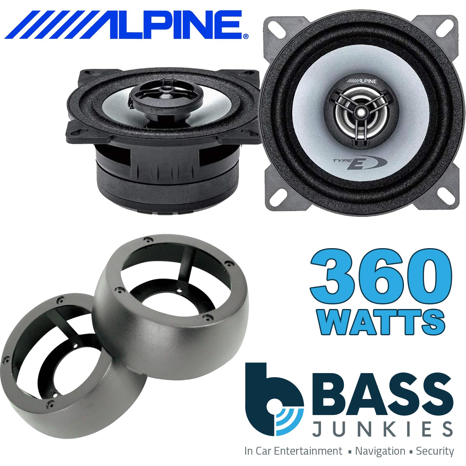 Alpine SXE-1025S 2-Way 360W Coaixal Speakers Supplied with Brackets for Lorry  >