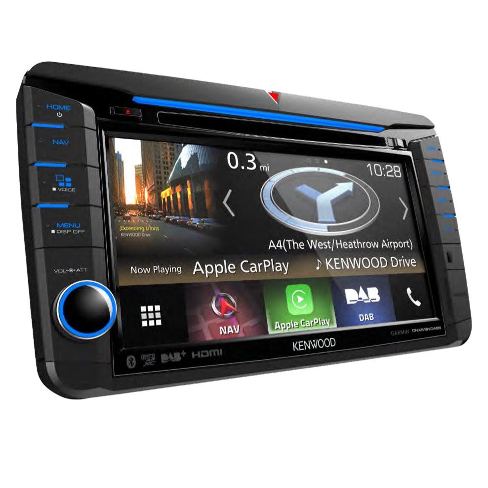 Kenwood Dnx518vdabs VW T5 SAT NAV Bluetooth DAB Apple CarPlay Android Auto