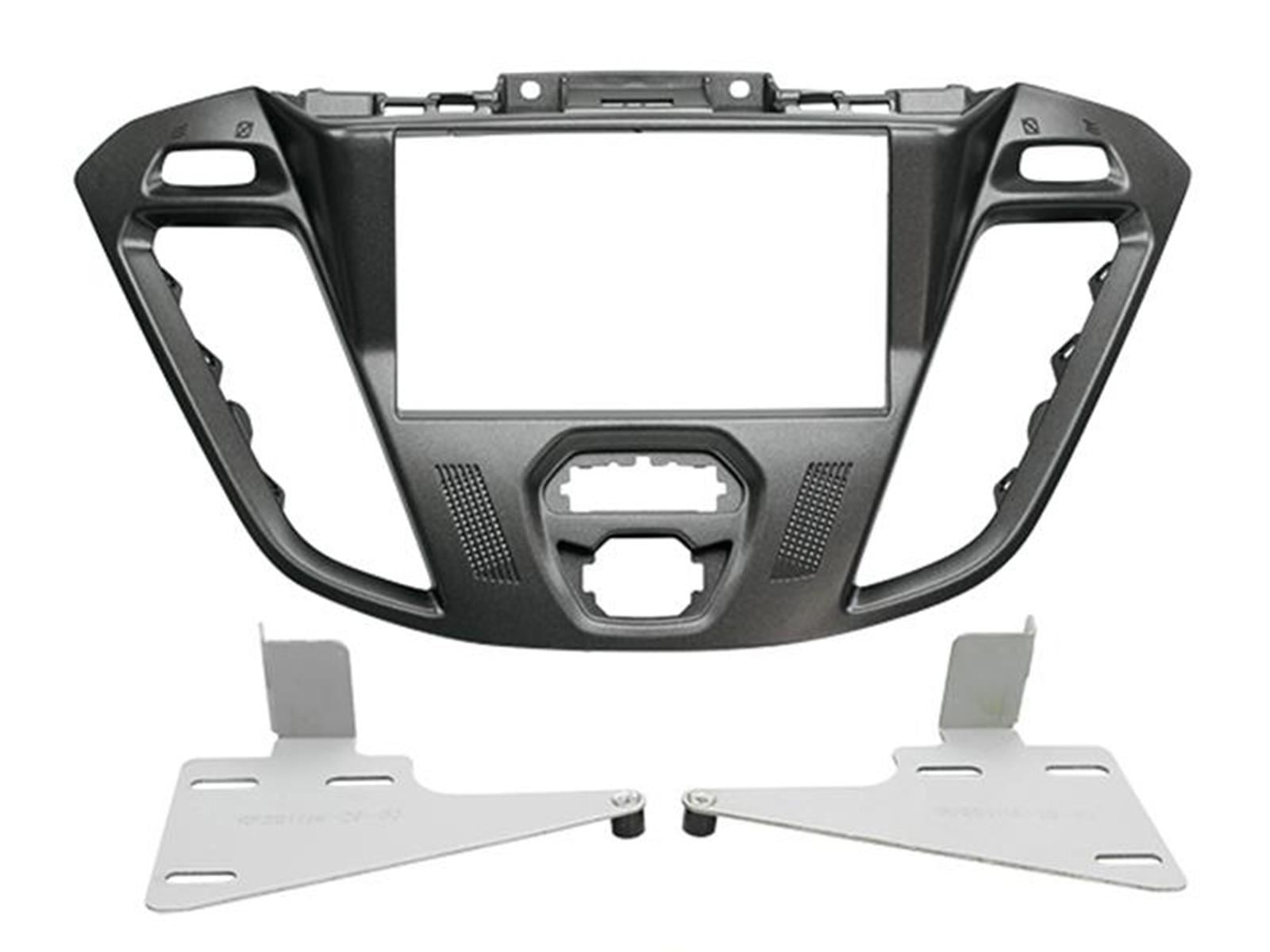 Grundig 6.8" Apple Android Double Din Stereo Fitting Kit + Steering Wheel Stalk Controls to fit Ford Transit-Custom 12-16