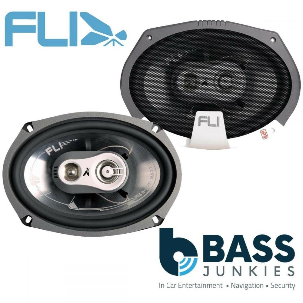 FLI FI9-F3 - 750 Watts 3 Way  6"x9" Coaxial Car Van Door Shelf Speakers