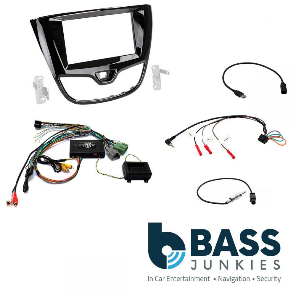 Connects2 CTKVX39 - Vauxhall Viva 2015 Onwards Double Din Fascia Installation Kit