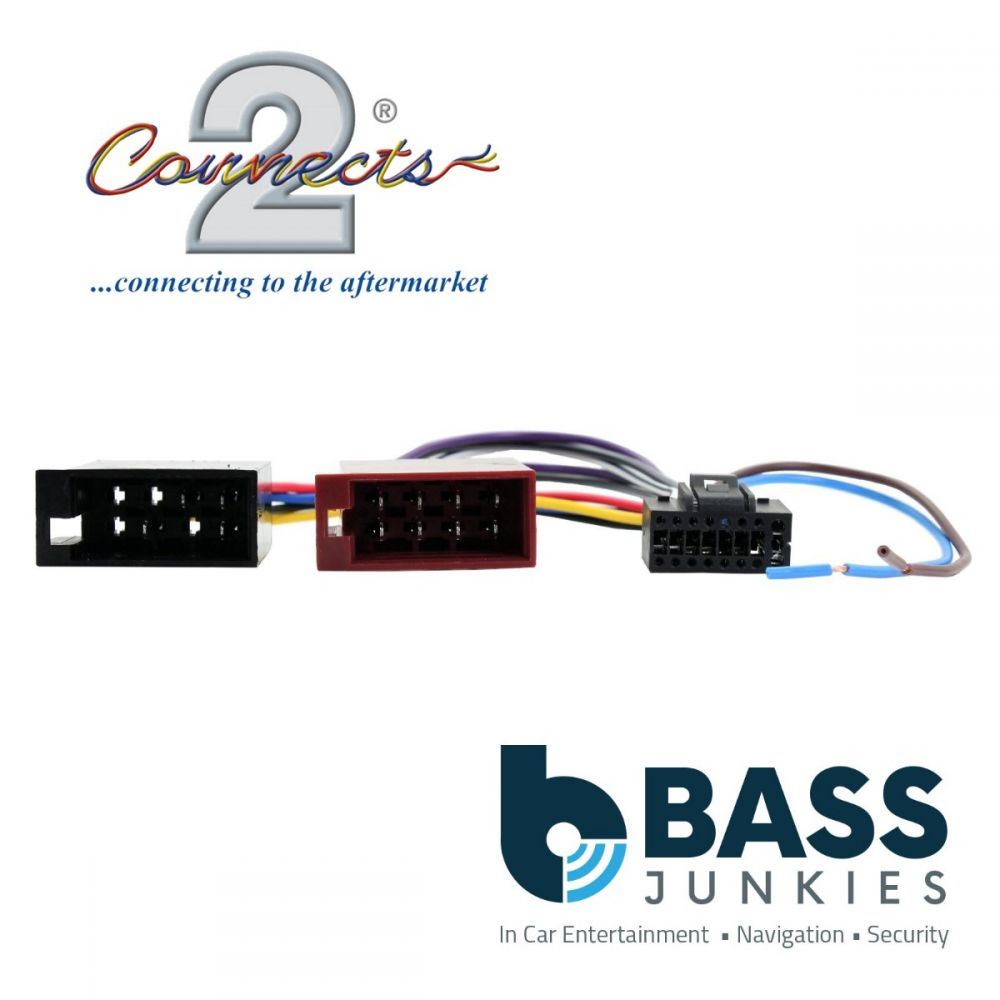 Connects2 CT21KW01 - Kenwood 16 PIN Car Stereo Radio ISO Wiring Harness Lead Cable