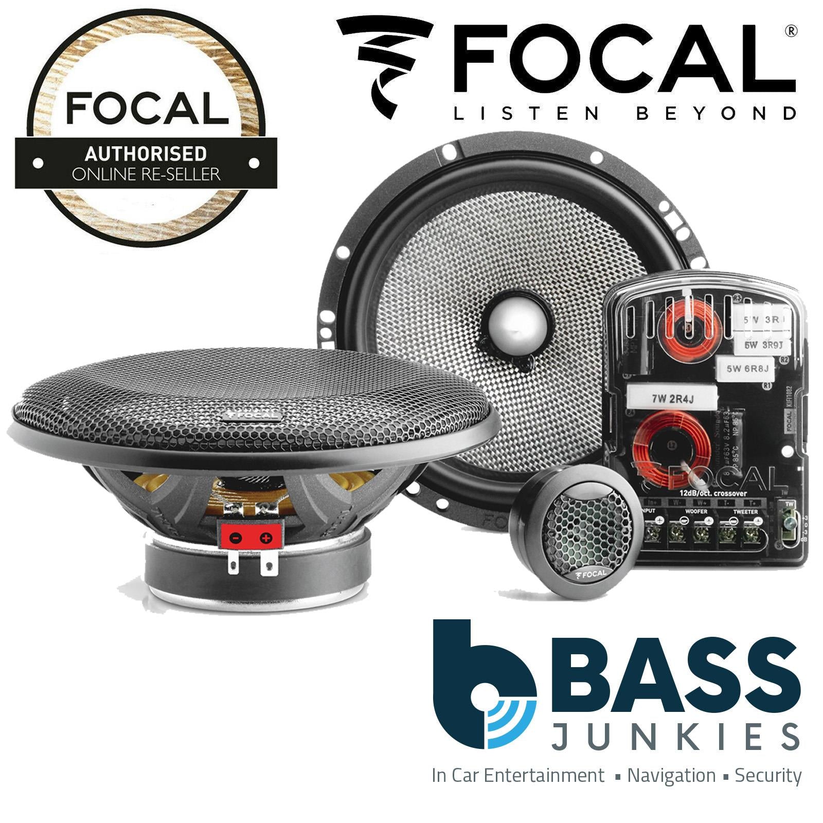 Focal 165AS - ACCESS Series 160 Watts 165mm 6.5" 2 Way Car or Van Component Kit Speakers