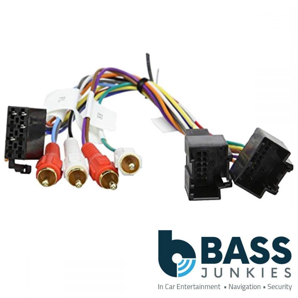 SAAB 9-5 95 2006 Active Amplified Stereo Bypass Wiring Harness Adaptor PC9-415