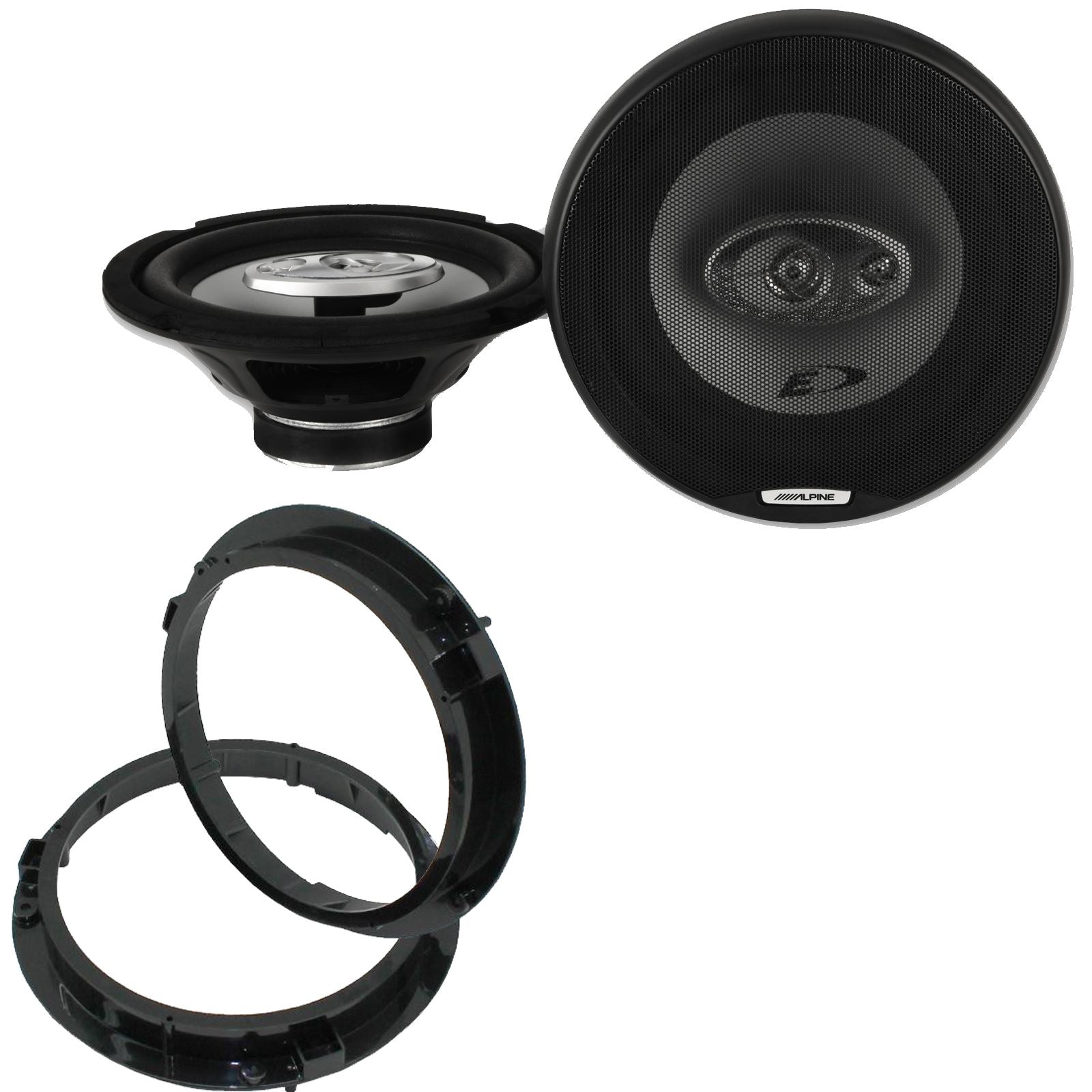Alpine SXE-2035S 8" 8inch Speakers 560w 200mm/20cm Fits Audi A1 2010-17