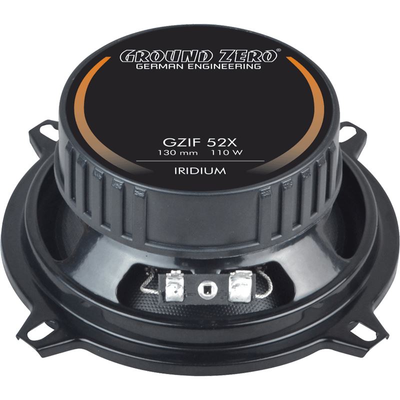 Ground Zero 2-Way 130mm/13cm/5.25" Car Coaxial Speakers (Pair Max 220 Watts) Fits Honda Civic 2001-06