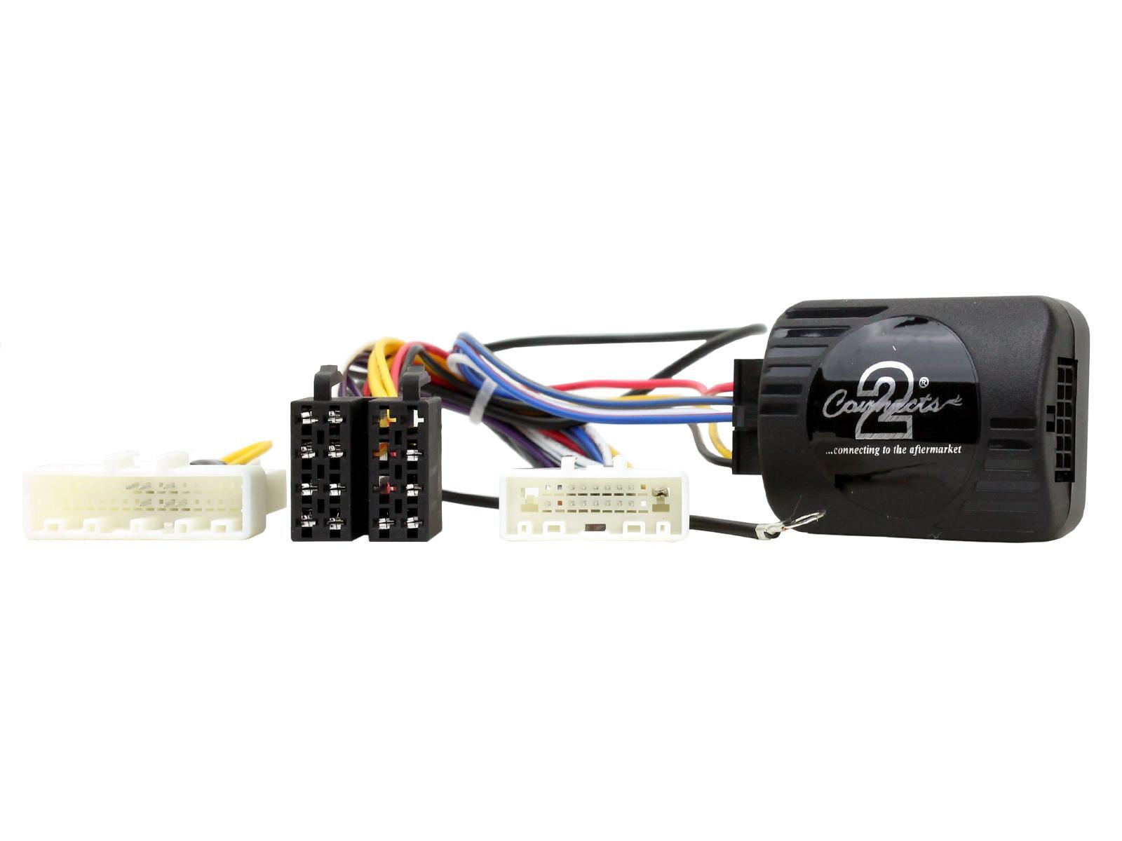 Double Din Stereo Fitting Kit + Steering Wheel Stalk Controls to fit Nissan Juke 2011-14