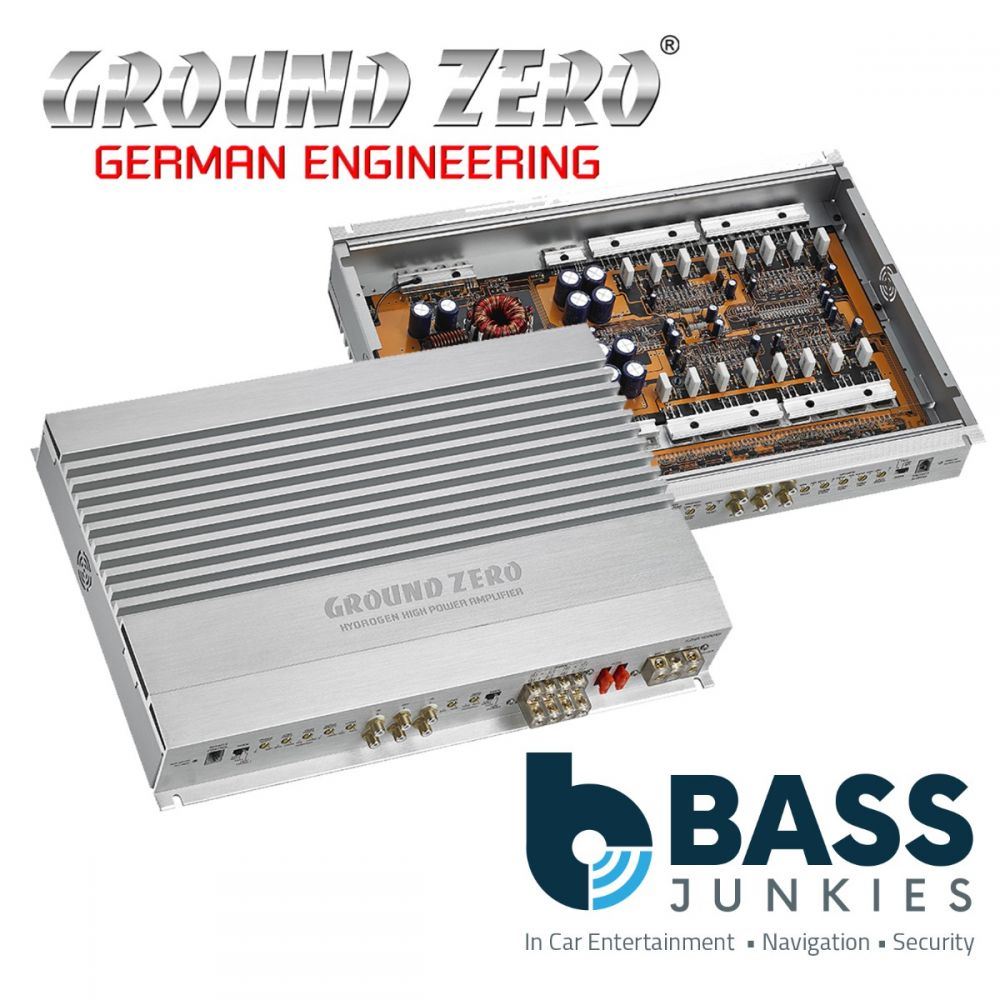 Ground Zero GZHA 4200XII - Class A/B 1000 Watts 4-Channel 2 Ohm Stable Car Amplifier