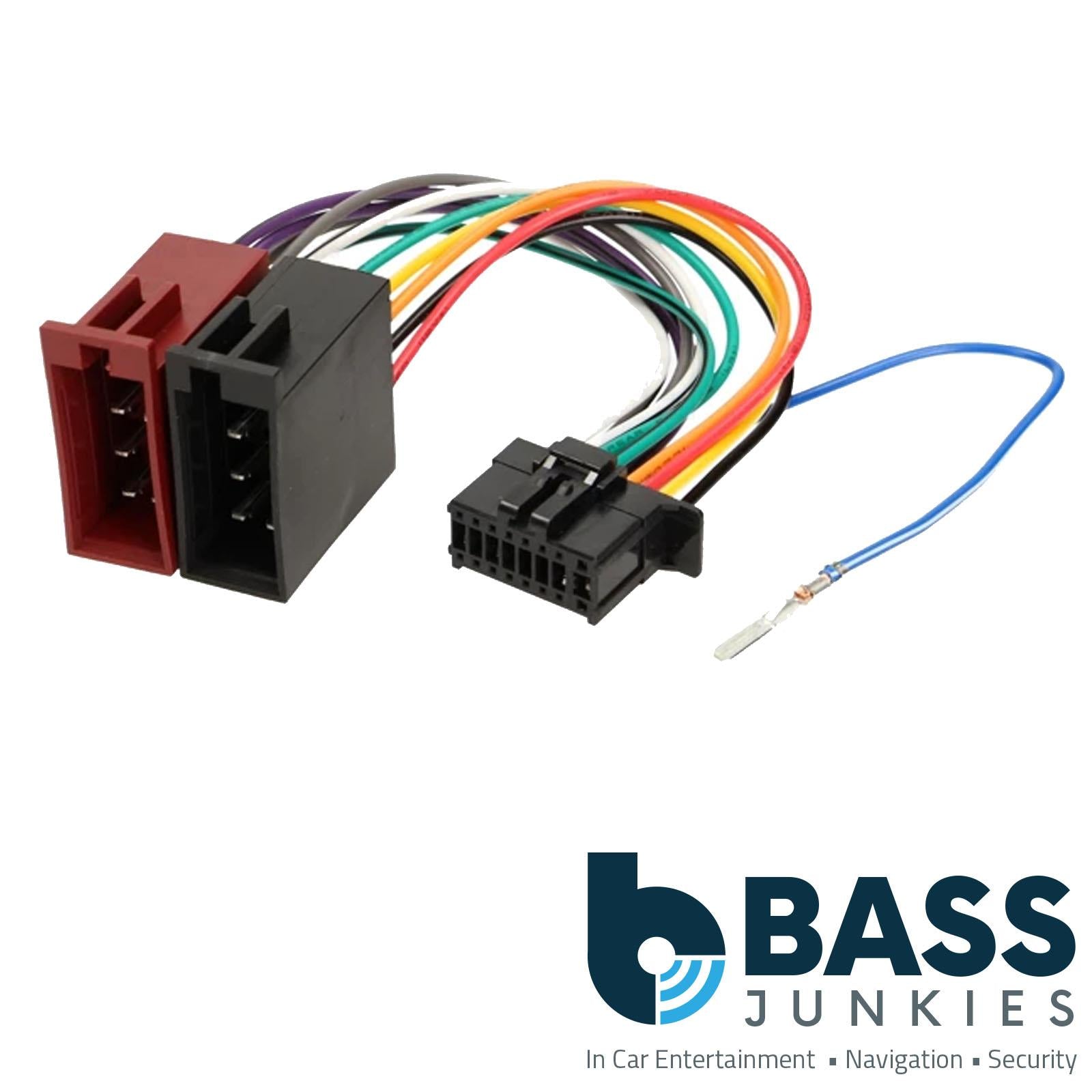 Connects2 CT21PN07 - Pioneer 16 PIN Car Stereo Radio ISO Wiring Harness Lead Cable