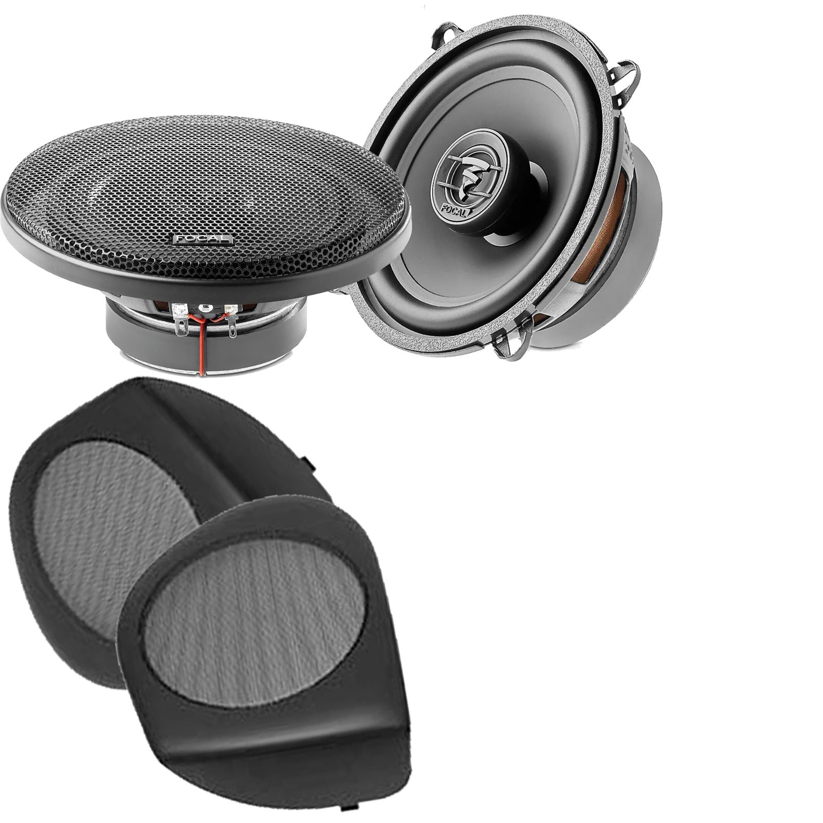 Focal Auditor ACX130 130mm/13cm/5.25" Car Coaxial Speakers (Pair Max 200 watts) Fits Volvo S40 1996-00 | V40 94-04