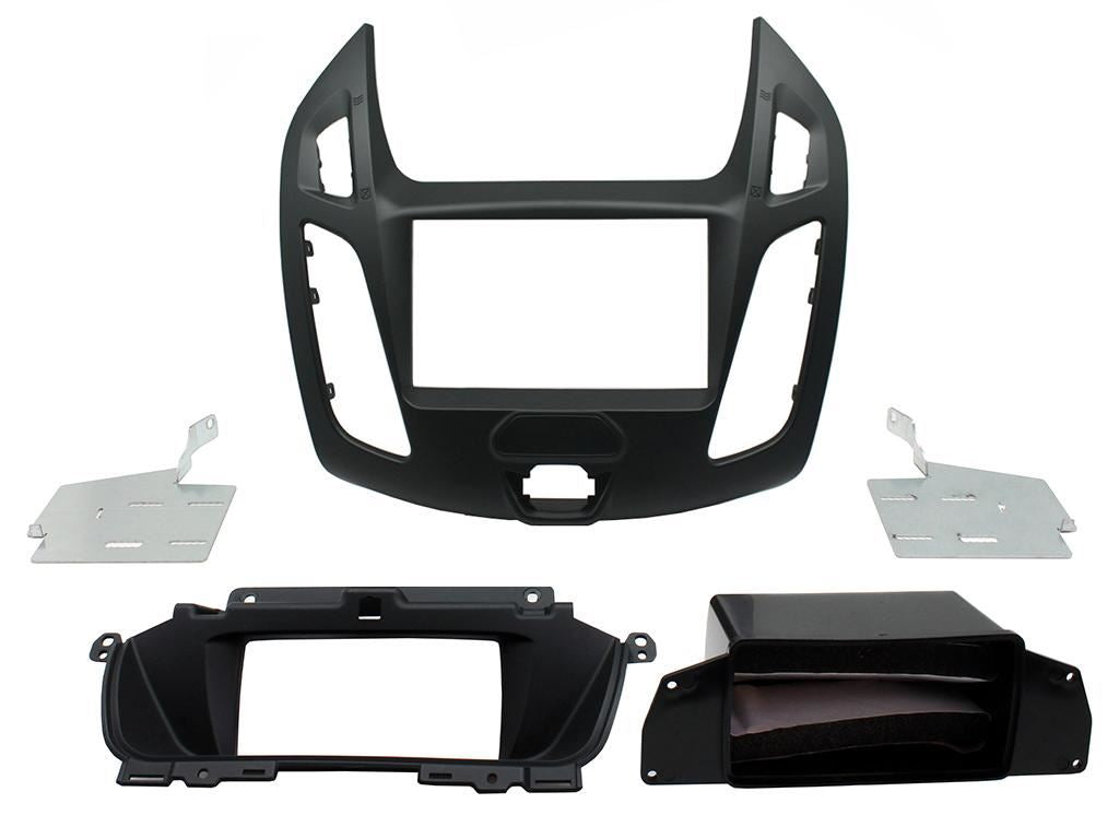 SONY 6.2" Screen Blutooth Double Din Stereo Fitting Kit + Steering Wheel Stalk Controls to fit Ford Transit-Connect 13-