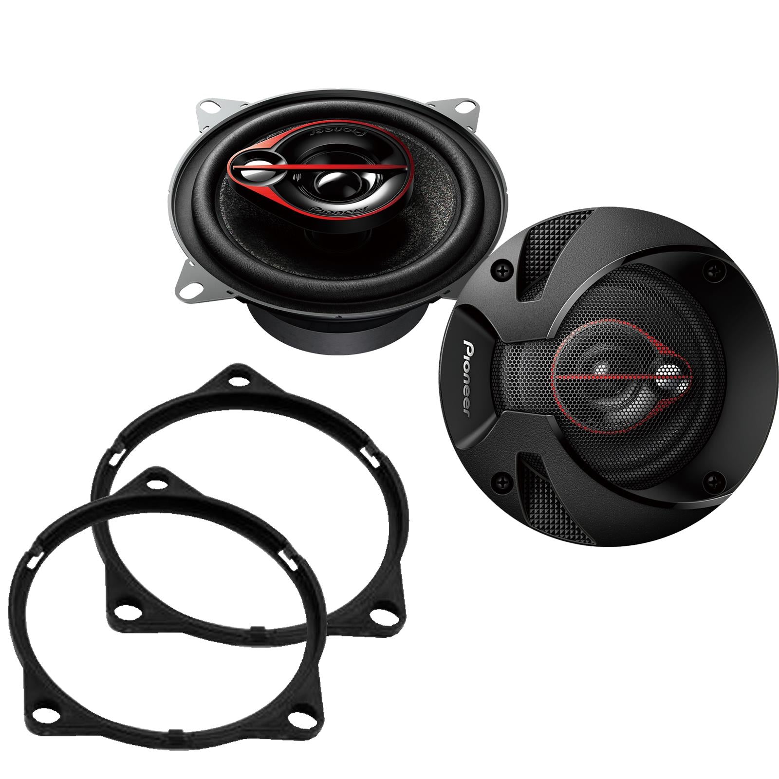 Pionner TS-R1051S 100mm/10cm/4" 3 Way Coaxial Car speakers (Per Pair Max 420|60 watts RMS) Fits Volvo S90 2017-21 | XC40 18-21 | XC60 17-21 | XC90 15-21