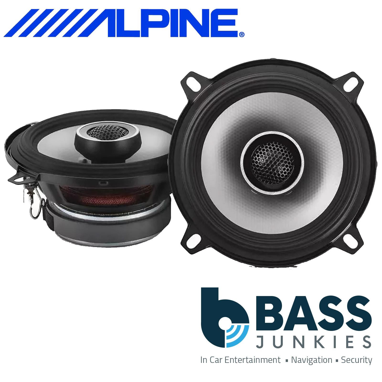 Alpine S2-S50 - 340 Watts a Pair 2 Way 5.25" 13cm Coaxial Car Van Door Speakers