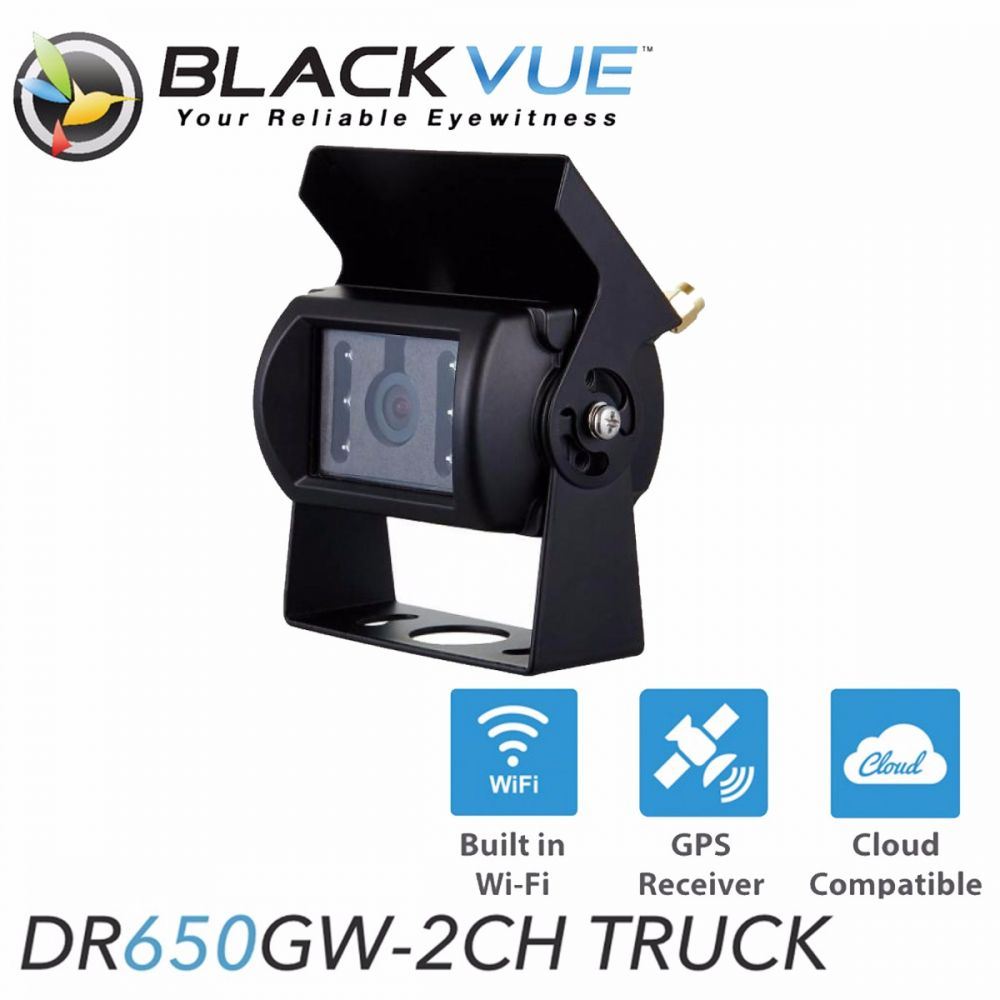BLACKVUE DR650S 2CH TRUCK 16GB - Front & Rear Full HD Wi-Fi In Car Dash Cam