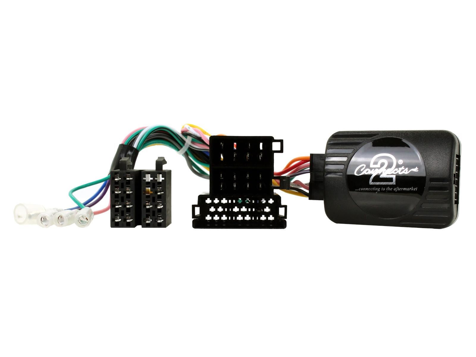 Connects 2 CTKFD36 - Ford KA Mk2 2009 - 2017 Single Din Facia & Steering wheel Interface Fitting Installation Kit (Black Facia Panel)