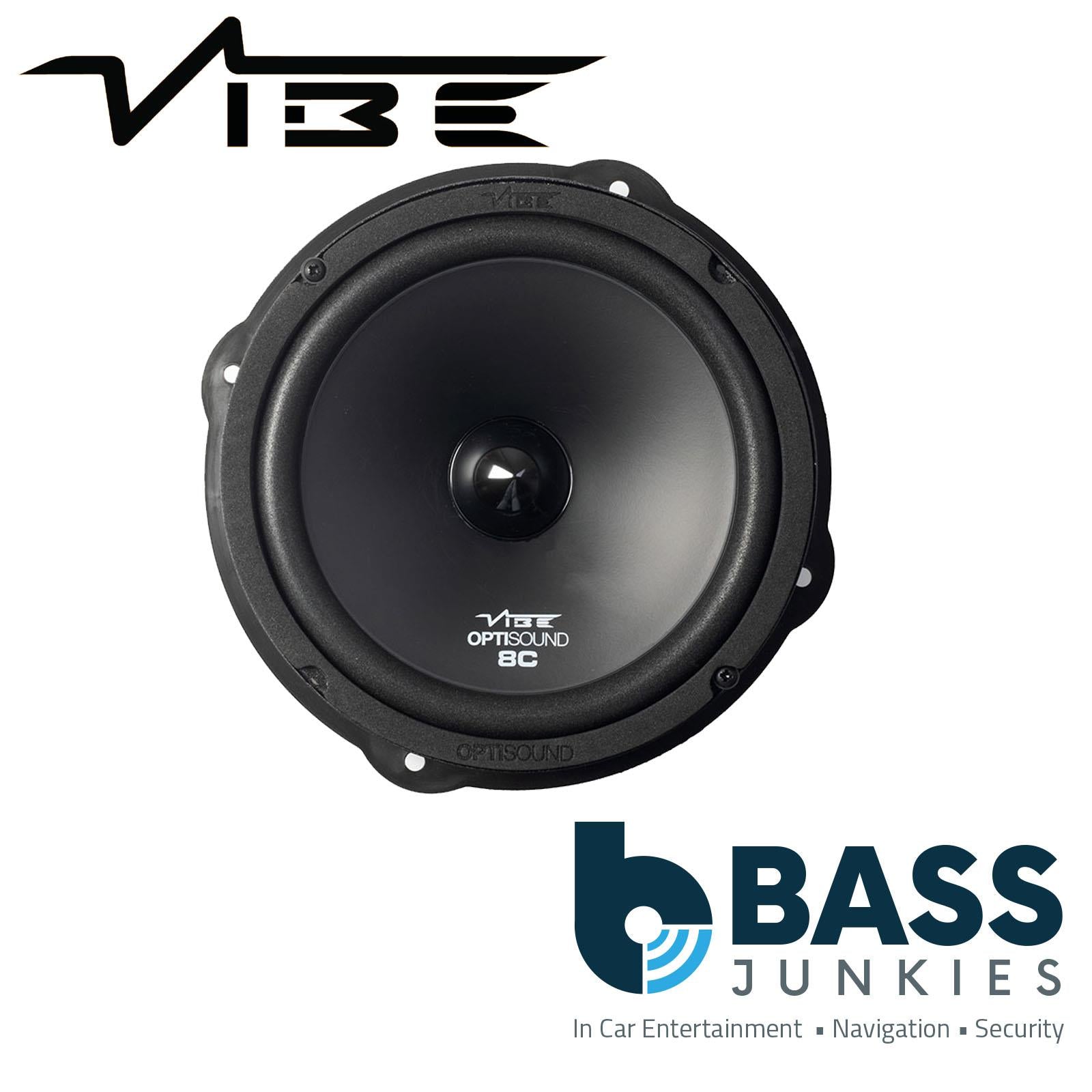 VIBE OPTI8A3-V0 2-Way 8" 4Ohm 360W Audi A3 A6 Q3 Q5 Car Front Door Speaker Kit