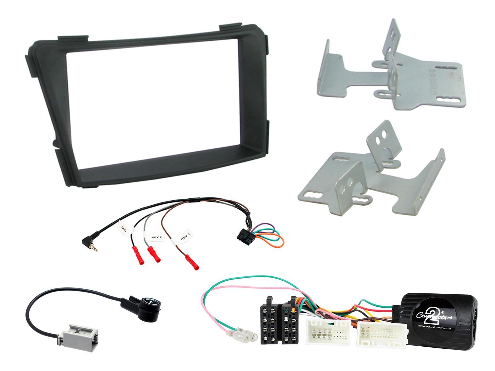 Connects2 CTKHY05 Hyundai i40 2011 On Car Stereo D/Din Fascia Steering Wheel Interface