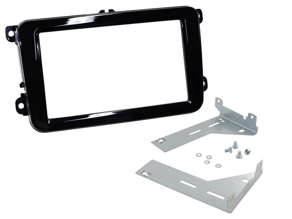 SONY DAB+ Apple | Android Double Din Stereo Fitting Kit + Steering Wheel Stalk Controls to fit VW EOS 2006-16 | VW Tiguan 2007-15 | VW Golf 2003-13