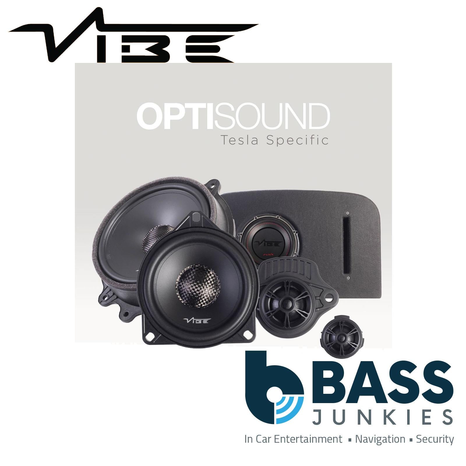 VIBE OPTITESLA1T-V4 1 inch 25mm 1-Way 120W 4Ohm Car Audio Tweeter to Fit Tesla