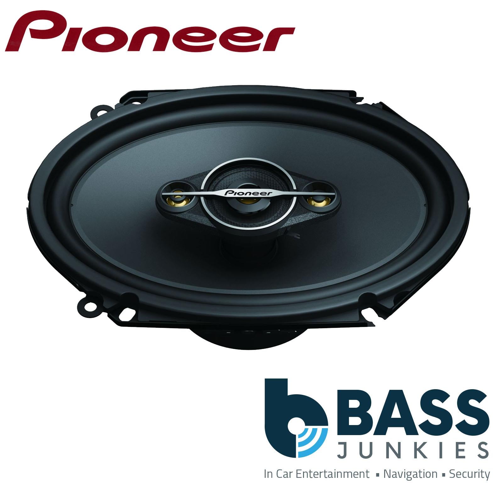 Pioneer TS-A6881F 6 x 8 inch 4-Way 350W Max Power Car Audio Coaxial Speakers