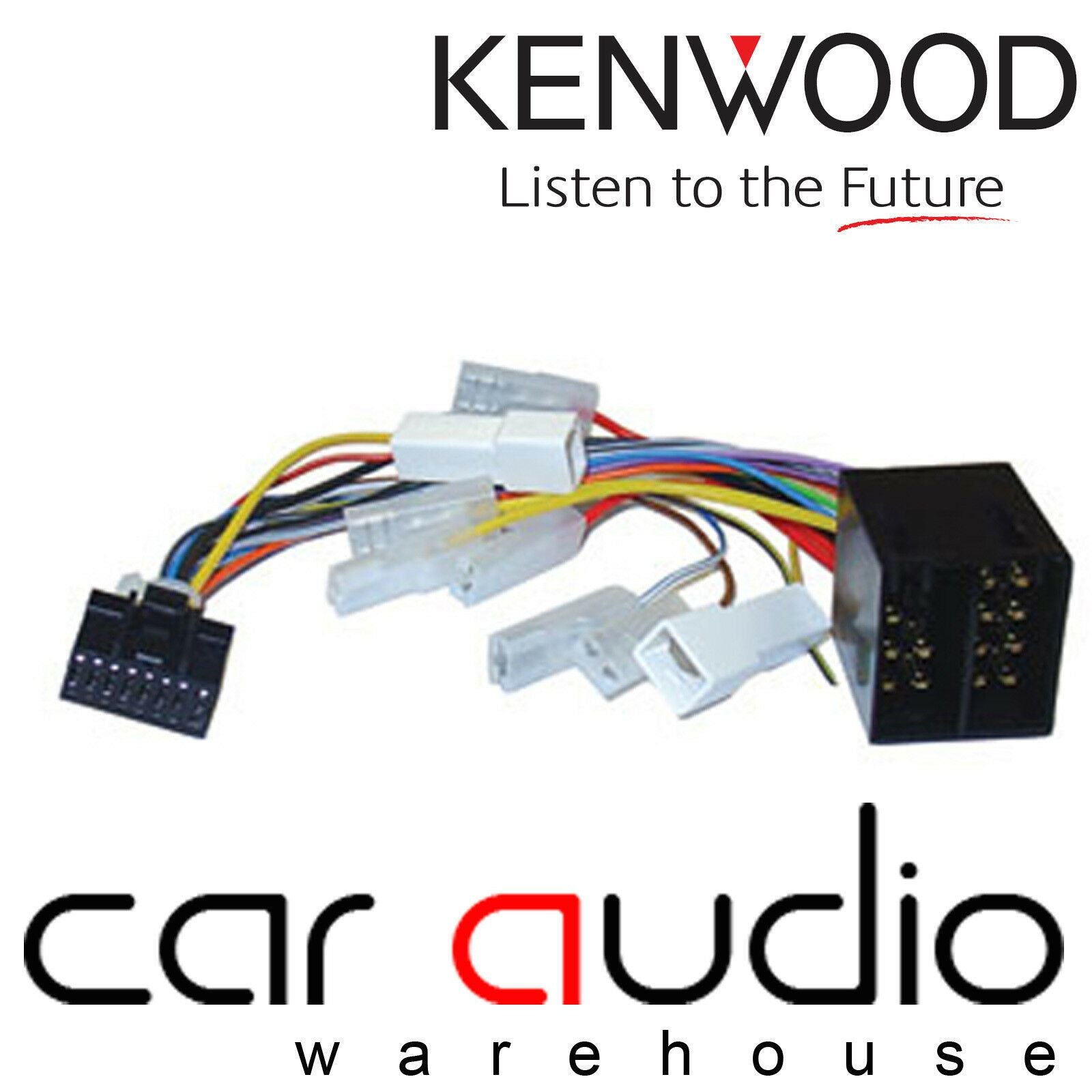 Connects2 CT21KW03 - Kenwood 16 PIN Car Stereo Radio ISO Wiring Harness Lead Cable