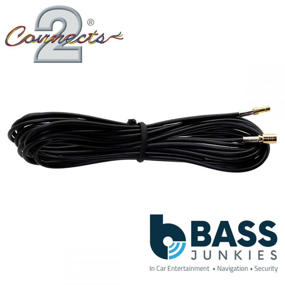 Connects2 CT27AA129 - DAB 5 Meter Extension SMB Female to SMB Male Car Stereo Aerial Adaptor