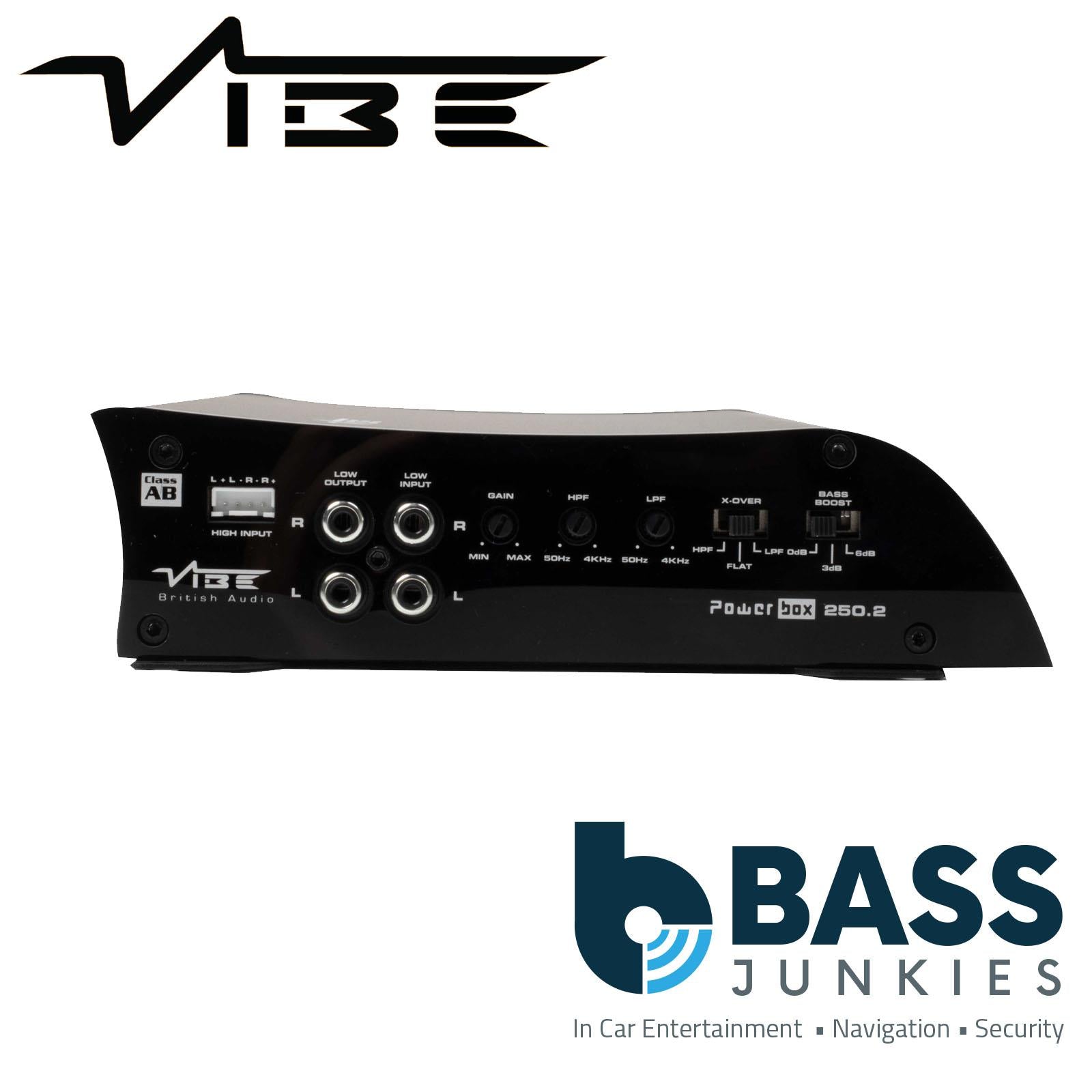 VIBE POWERBOX250.2-V0 2 Channels Class AB 1400W Max Power Car Audio Amplifier