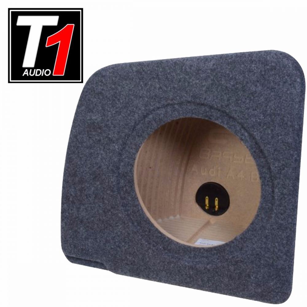 T1 Audio - Audi A4 B6 B7 Saloon 2000 - 2008 Left Arch Custom Fit 10" Car Sub Subwoofer Bass Box