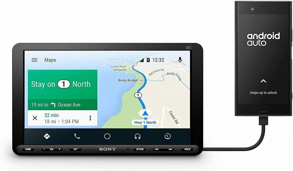 Sony XAV-AX8050D 8.95 9" CarPlay Android DAB Bluetooth Weblink Cast Car Reciever