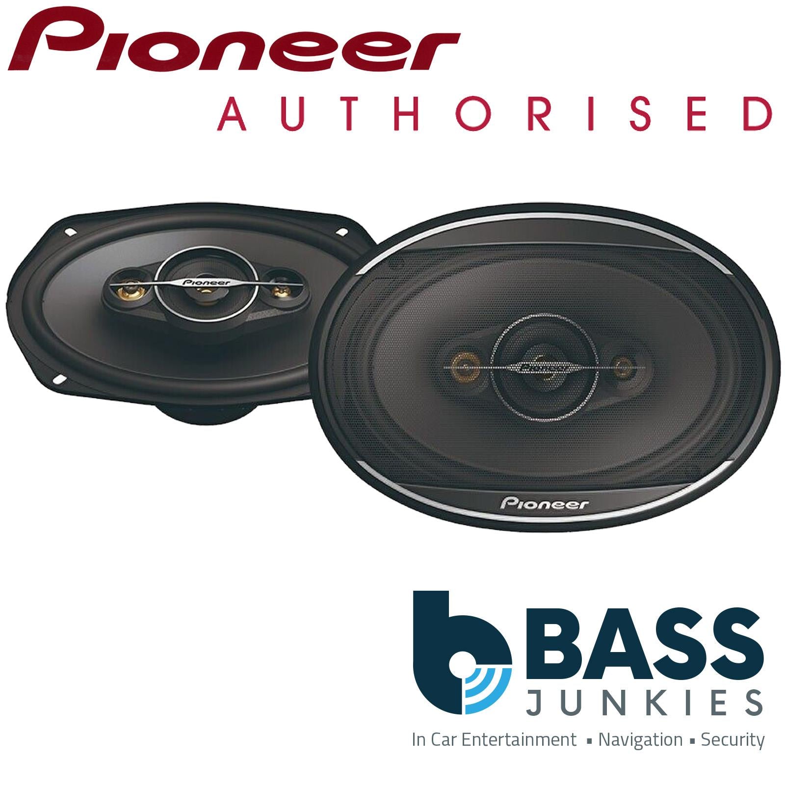 Pioneer TS-A6960F 6" x 9" 900 Watts 4-Way Coaxial Car Speaker System