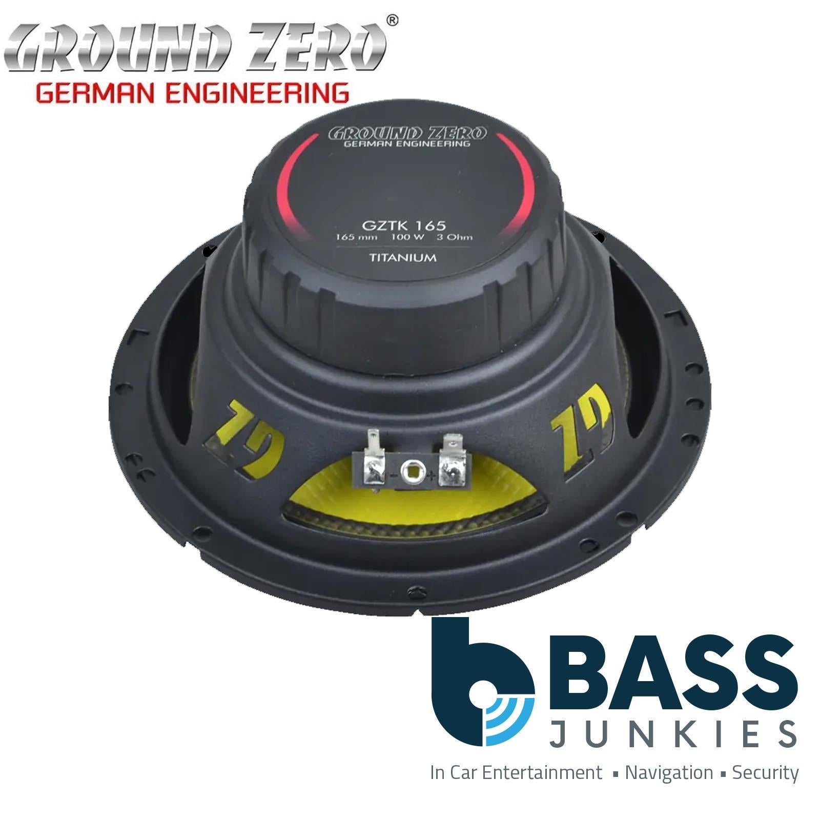 Ground Zero GZTC 165.2X 165 mm / 6.5″ 2-way Car component speaker system 150 Watts