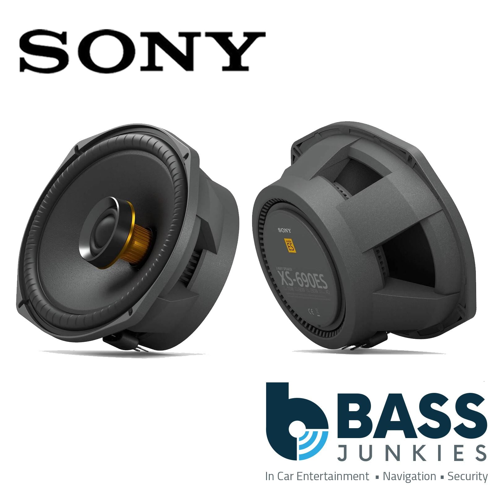 Sony XS-690ES - Mobile ES Series 6"x9" 16x24cm 2-Way Coaxial Speakers [Pair Rating: 660watts Total Power & 220w RMS] Each Speaker Rating Total 330w & 110w RMS (2x 6x9" 16cm x 24cm Speakers)