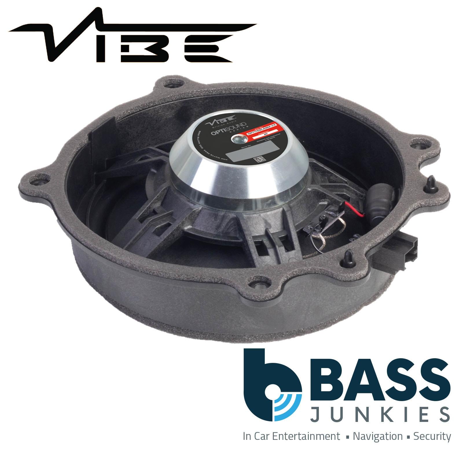 VIBE OPTITESLA8W-V4 8 Inch 1-Way 400W 4Ohm Car Audio Midwoofer Speaker for Tesla