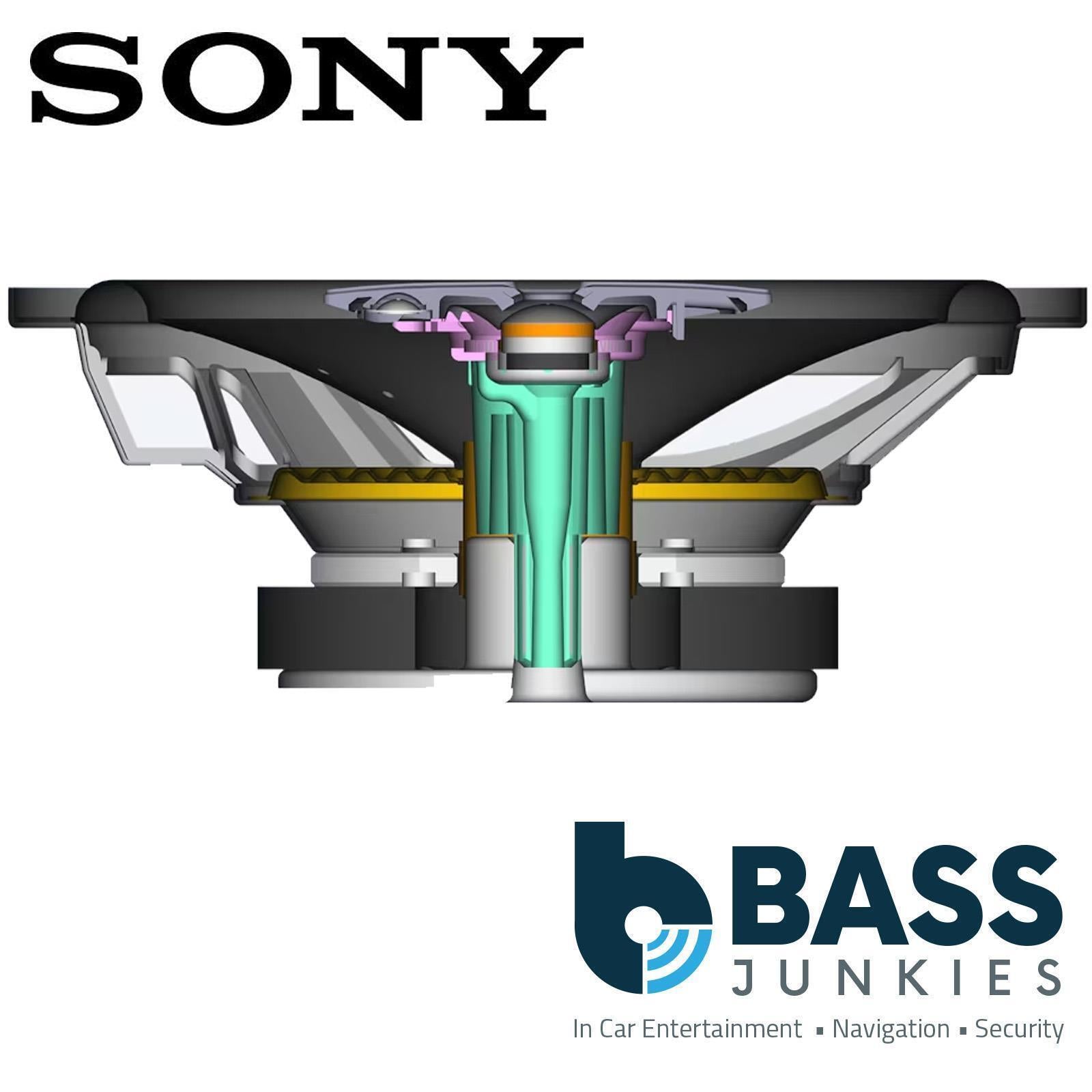 Sony XS-FB1330 3-Way 130mm/13cm/5.25" Car Coaxial Speakers (Per Pair 480 Watts) Fits Mitsubishi Colt 2005-13